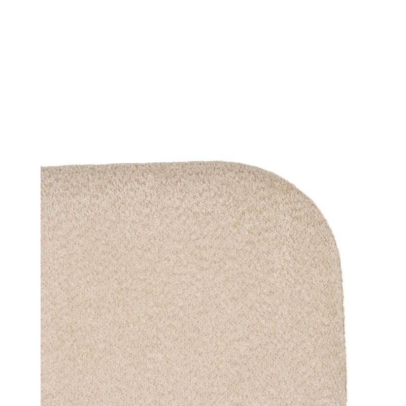 Cabecero Barkly bouclé beige tostado para cama 180 cm