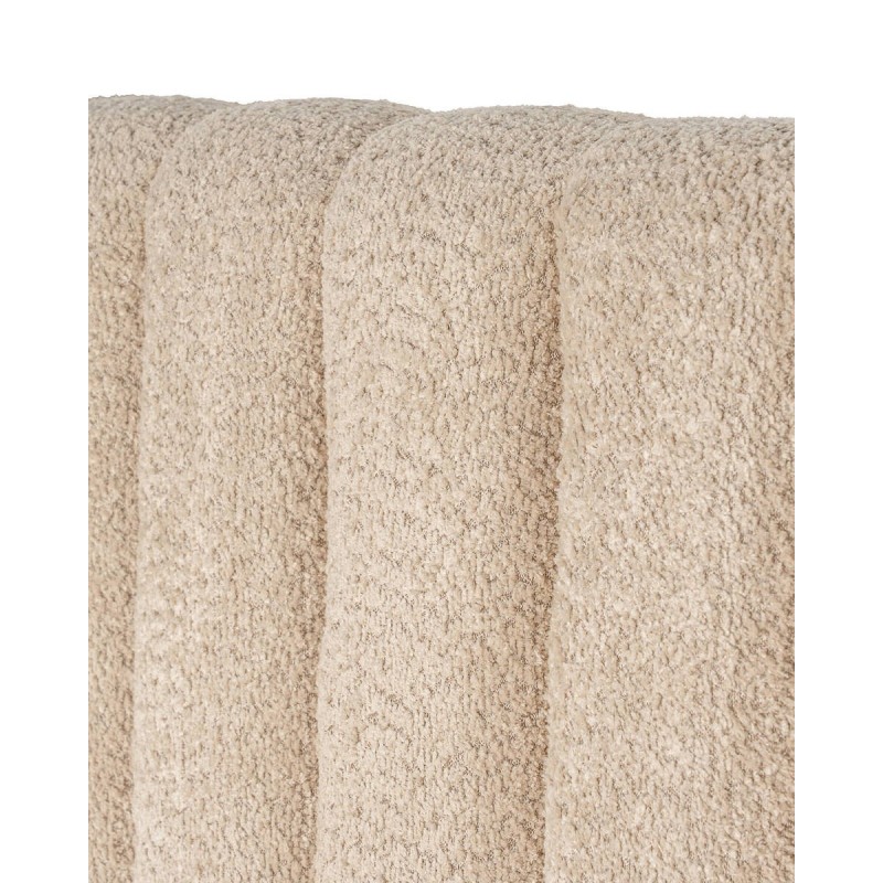 Cabecero tapizado en bouclé beige Nara 190 cm