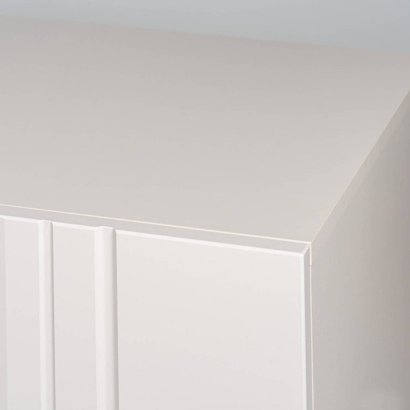 Mueble TV Vera 201 cm en marfil mate texturizado