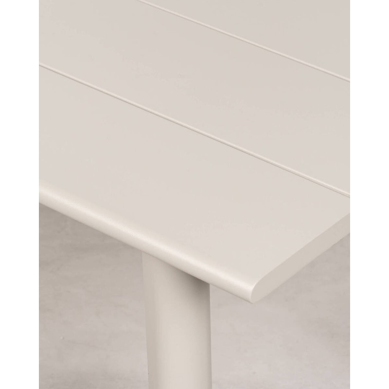 Mesa de centro Tina aluminio 120 × 70 cm