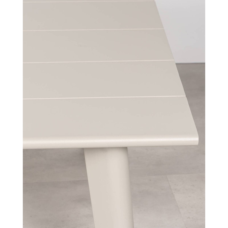 Mesa de centro Tina aluminio 120 × 70 cm