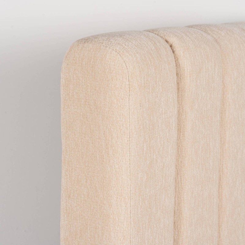 Cabecero Nara Tapizado en Chenilla Beige para cama de 90cm