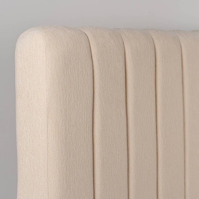 Cabecero Nara Tapizado en Chenilla Beige para cama 180 cm