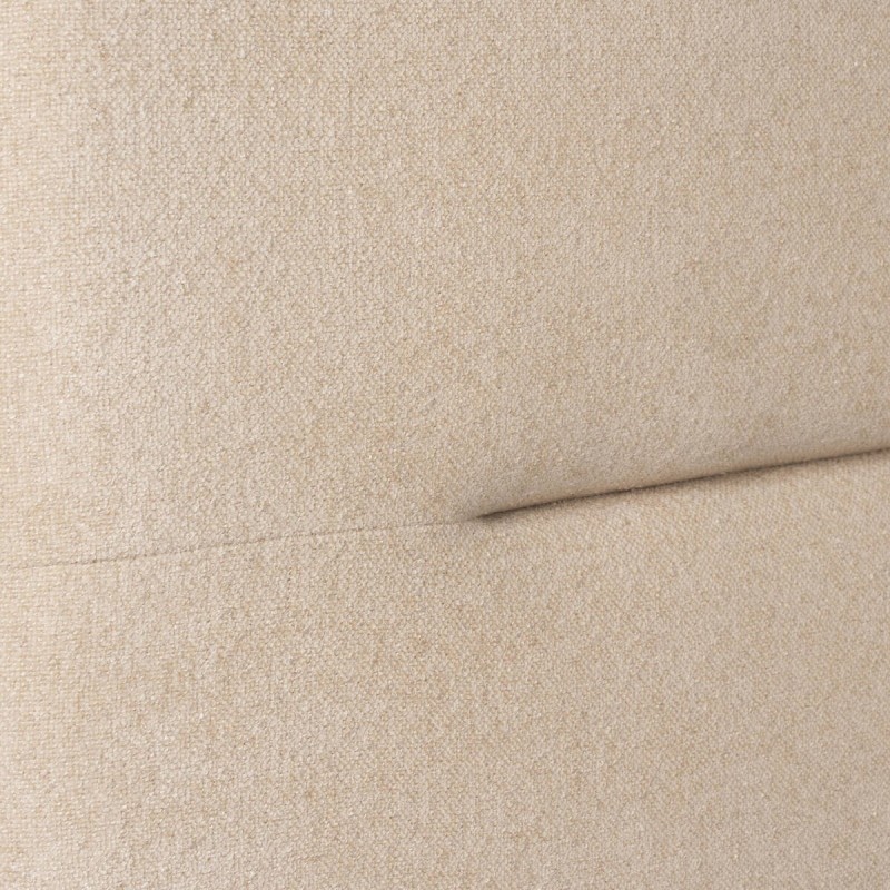 Cabecero Brisa Tapizado en Bouclé Beige para Cama de 90 cm