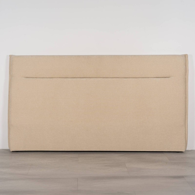 Cabecero Brisa Tapizado en Bouclé Beige para Cama de 180 cm