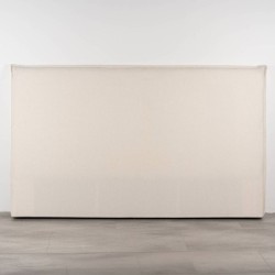 Cabecero Varen Tapizado en Chenilla Velvet Blanco para Cama de 150 cm