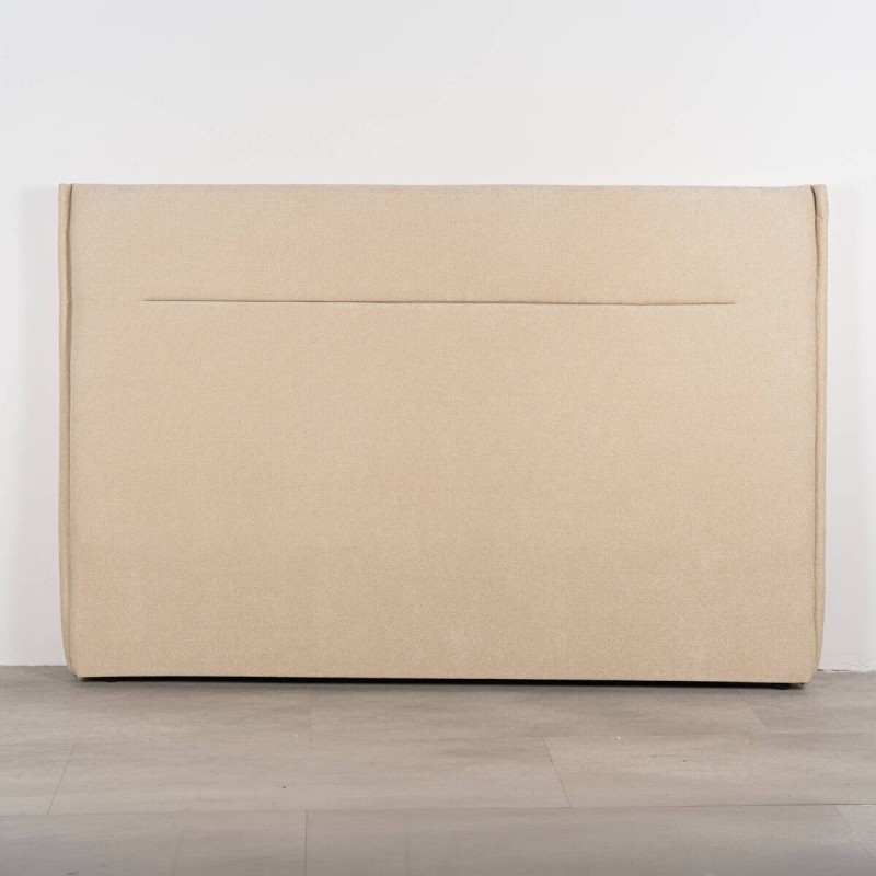 Cabecero Brisa Tapizado en Bouclé Beige para Cama de 150 cm