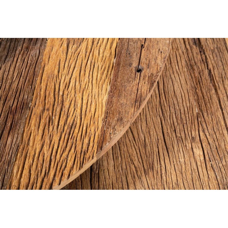 SET DE DOS MESAS NIDO REDONDAS SURAT MADERA RECICLADA (75x75cm) (60x60cm)