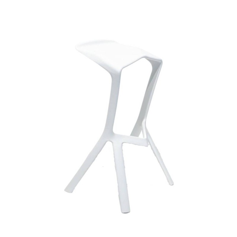 TABURETE DE BAR DE DISEÑO MARCUS BLANCO (50x45x82cm)
