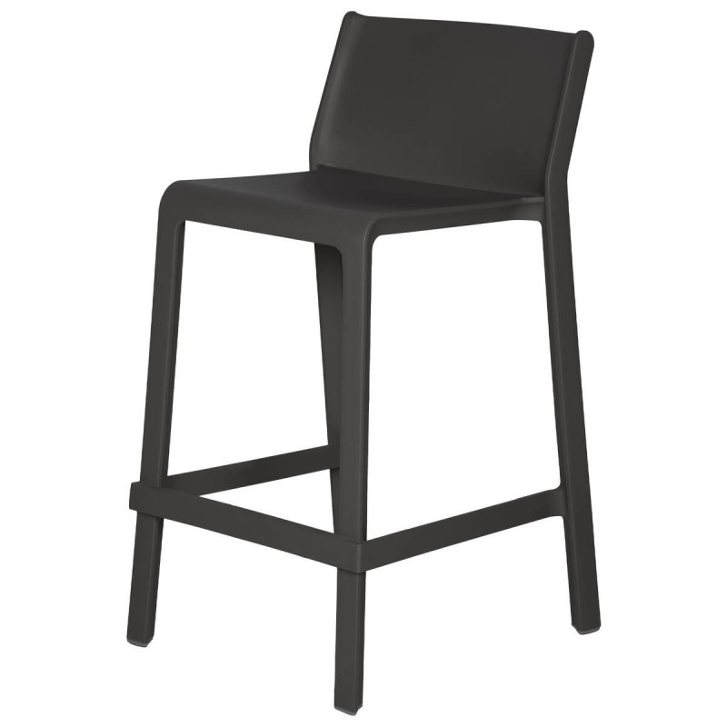 Taburete trill stool mini gris antracita 65cm