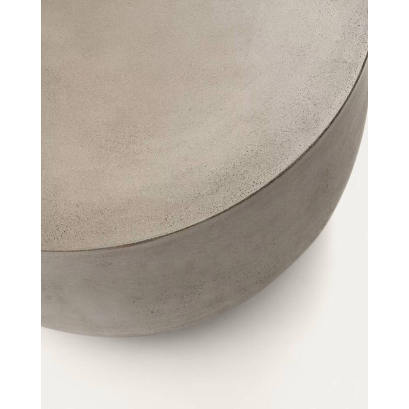 MESA DE CENTRO REDONDA GARBET DE CEMENTO 60 cm