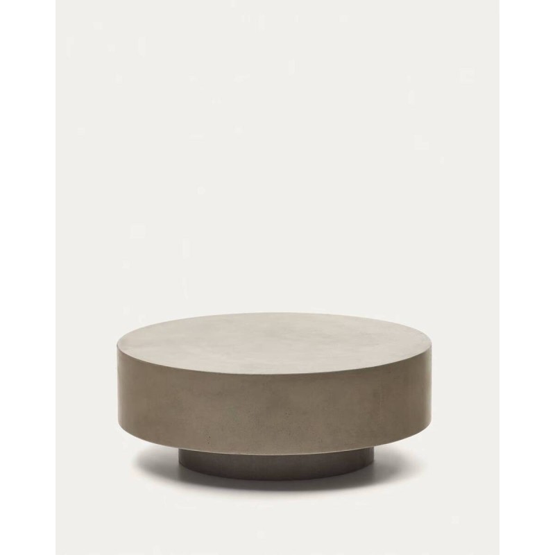MESA DE CENTRO REDONDA GARBET DE CEMENTO 80 cm