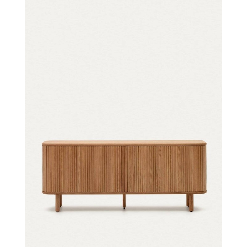 APARADOR MAILEN 2 PUERTAS EN CHAPA DE FRESNO 180x40x75cm