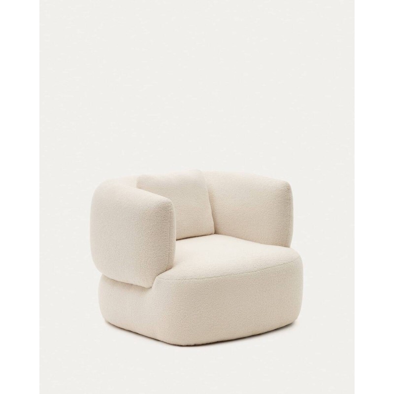 Butaca martina borreguillo crudo 76x106x102cm