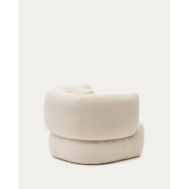 Butaca martina borreguillo crudo 76x106x102cm