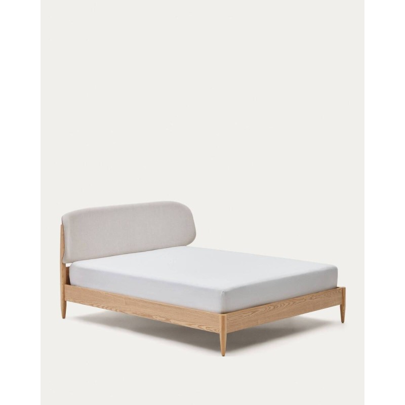 Cama octavia de madera contrachapada de fresno 180x200cm