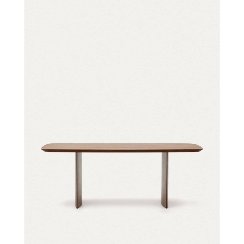 Mesa litto de chapa de nogal 200x100x75cm