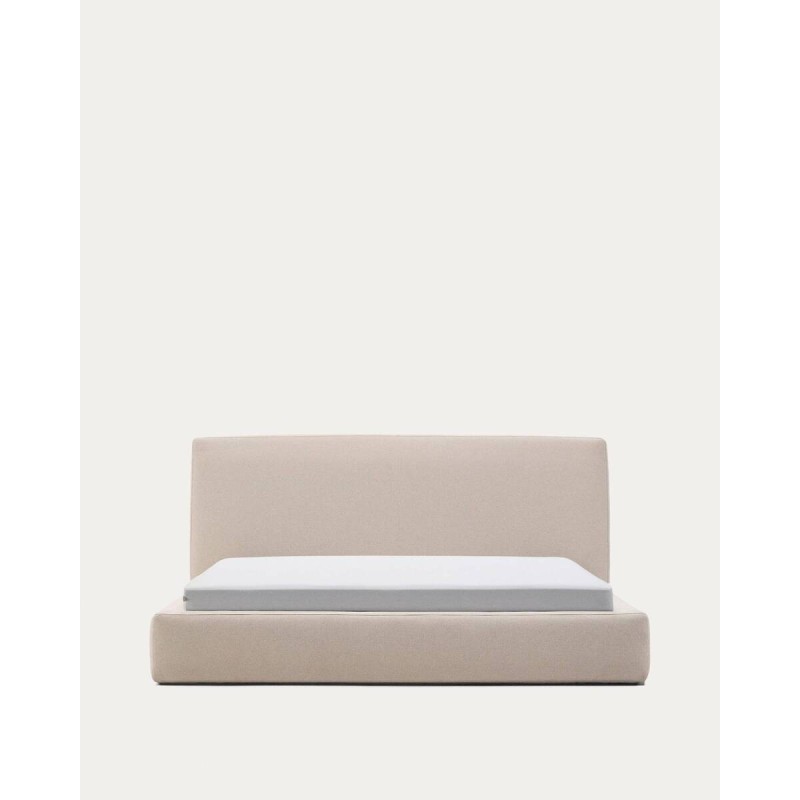 Cama desenfundable Blok beige para colchón de 180 x 200 cm FSC Mix Credit