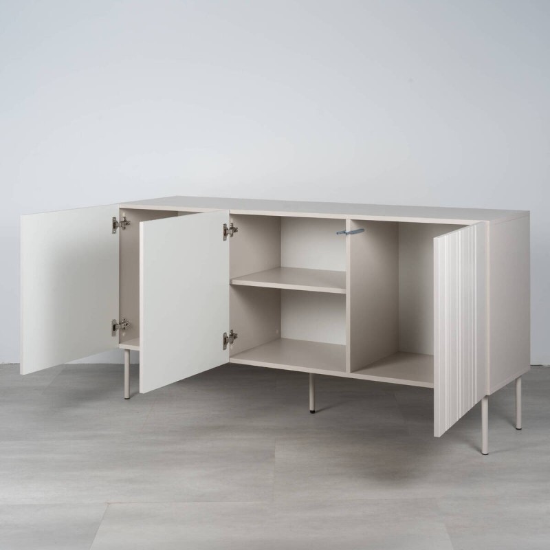 Aparador Vera 150 cm en marfil mate texturizado