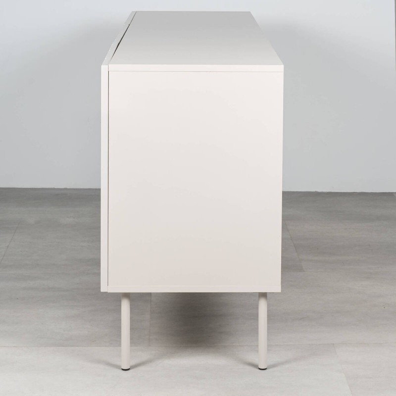 Aparador Vera 150 cm en marfil mate texturizado