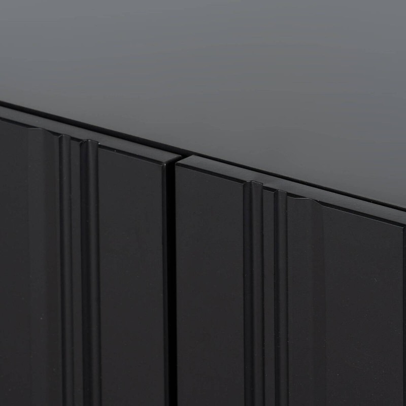 Mueble TV Vera 201 cm en negro mate texturizado