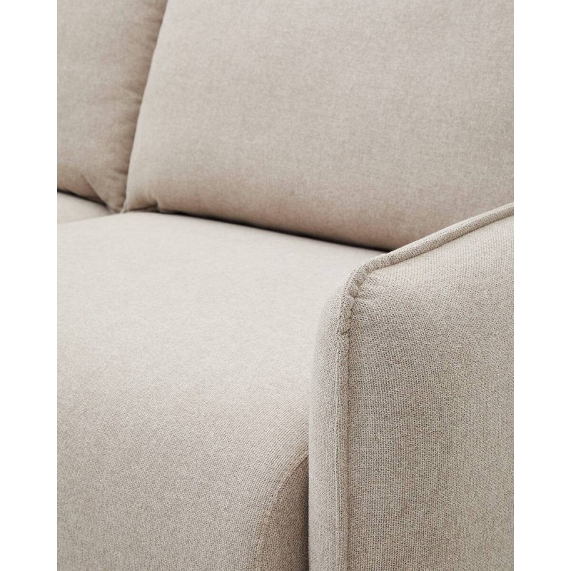 Sofá Carlota 3 plazas beige 213 cm FSC Mix Credit.