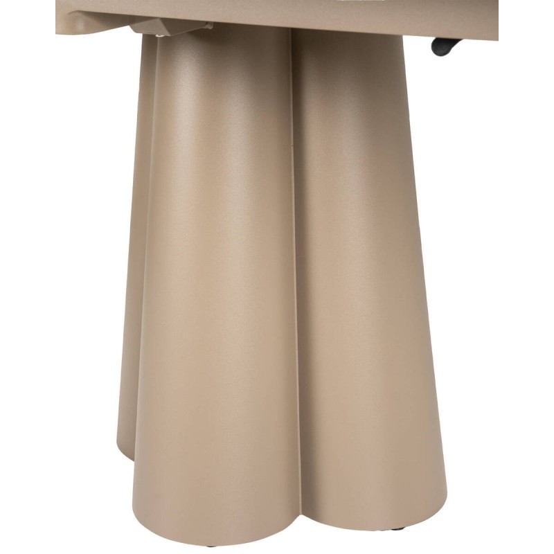 Mesa de comedor exterior clover extensible  de aluminio y cerámica 360/240x110x76cm