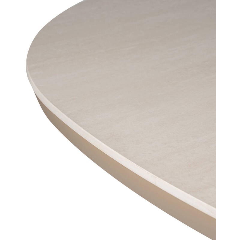 Mesa de comedor de exterior roma de aluminio y tapa de cerámica 150x150x75cm