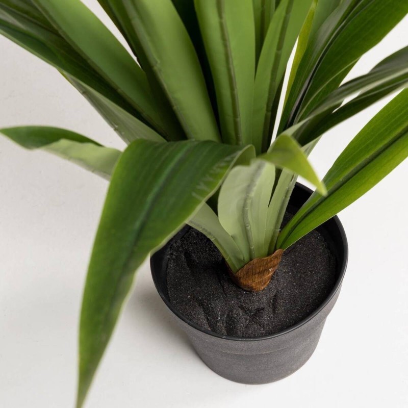 PLANTA ARTIFICIAL YUCCA CON MACETA NEGRO 80cm
