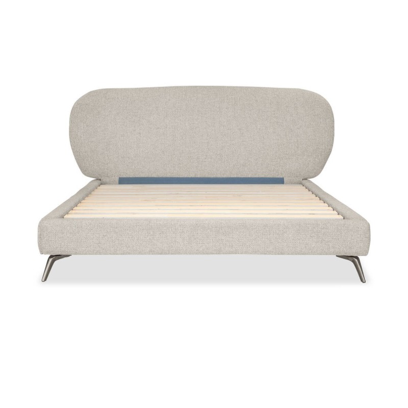CAMA SOHO TAPIZADA GRIS CLARO 180x200cm