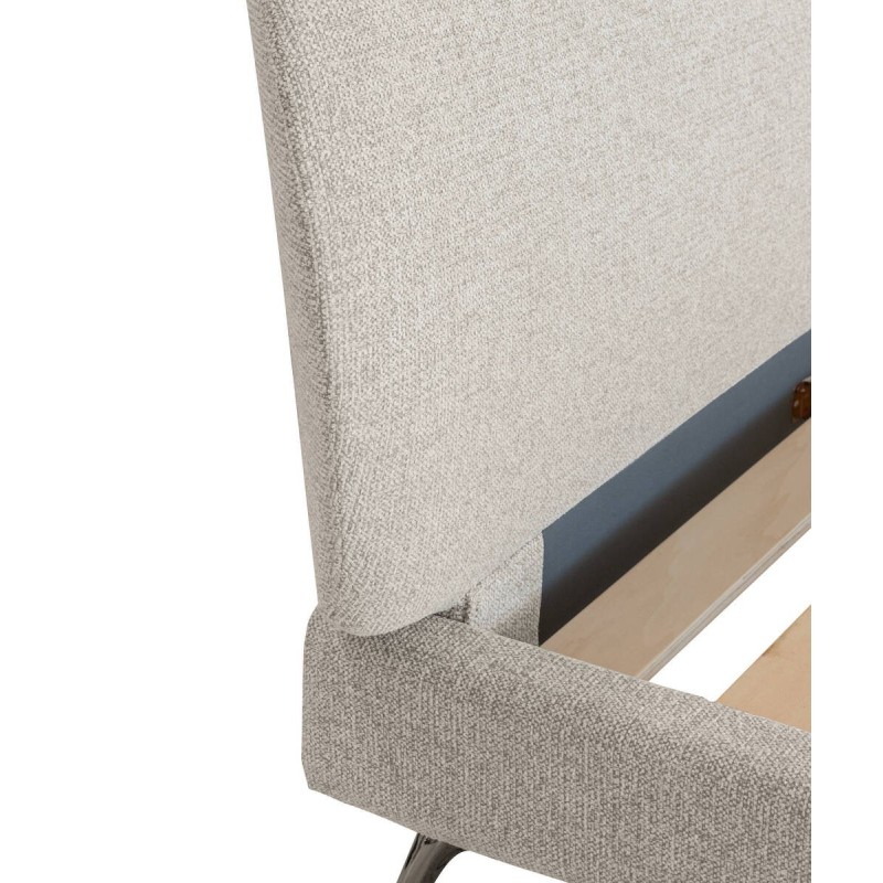 CAMA SOHO TAPIZADA GRIS CLARO 180x200cm