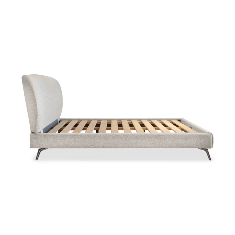 CAMA SOHO TAPIZADA GRIS CLARO 180x200cm