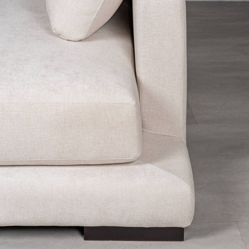 Sofá Chill Out con Chaise Longue Derecha y Tejido Beige 325 cm