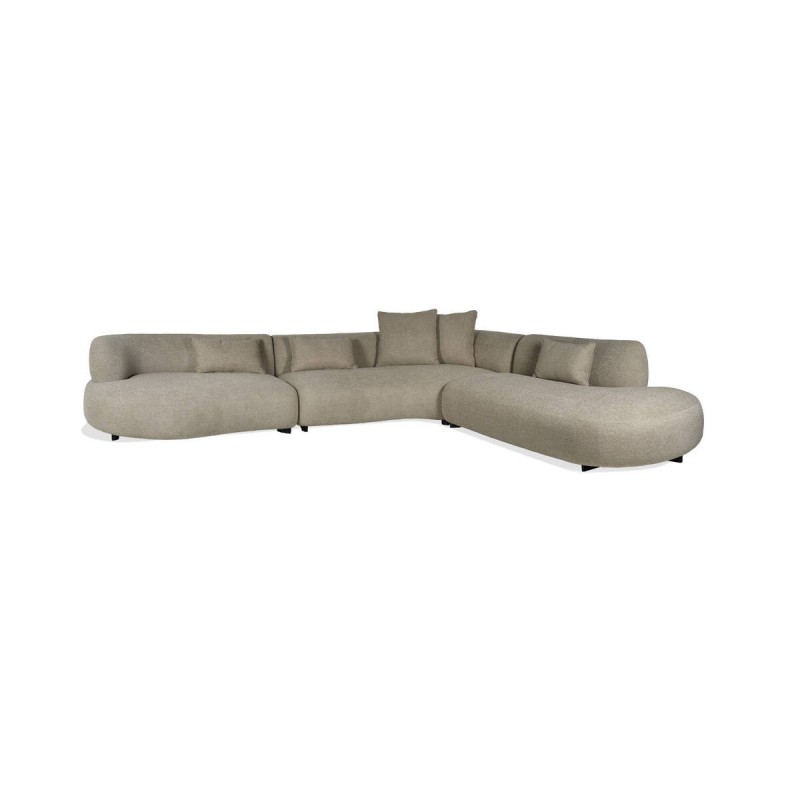 Sofá modular esquinero curvo Oslo en L chaiselongue derecho