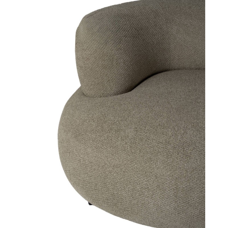 Sofá modular esquinero curvo Oslo en L chaiselongue derecho