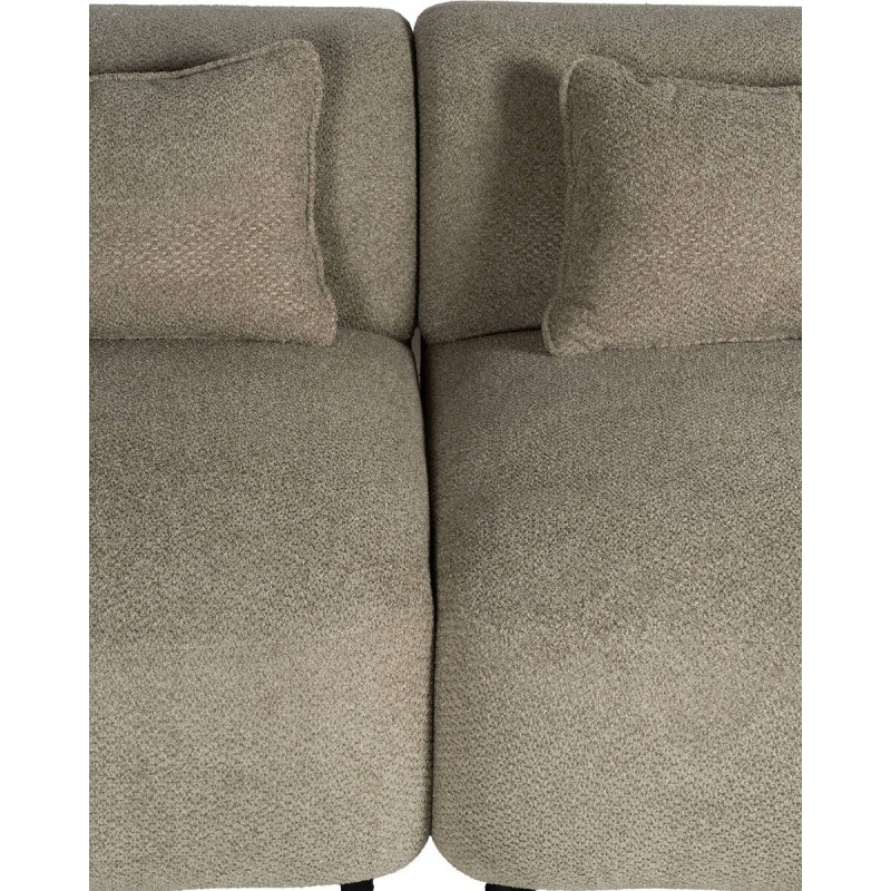 Sofá modular esquinero curvo Oslo en L chaiselongue derecho
