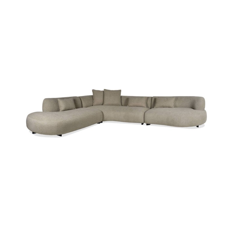 Sofá modular esquinero curvo Oslo en L chaiselongue izquierdo
