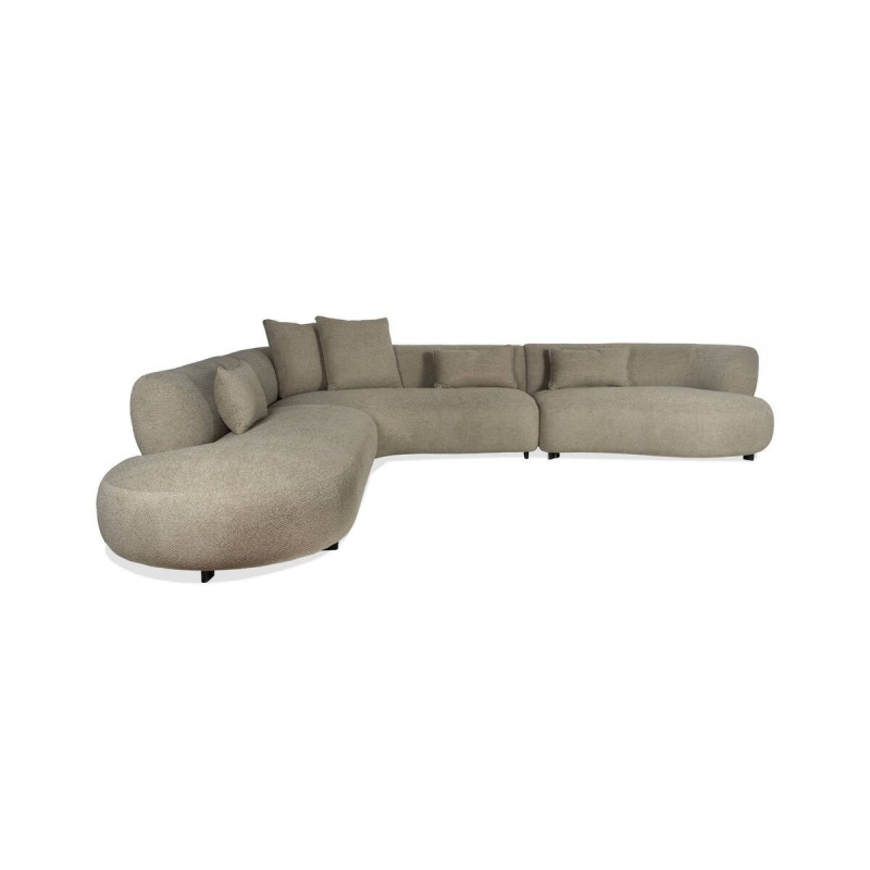 Sofá modular esquinero curvo Oslo en L chaiselongue izquierdo