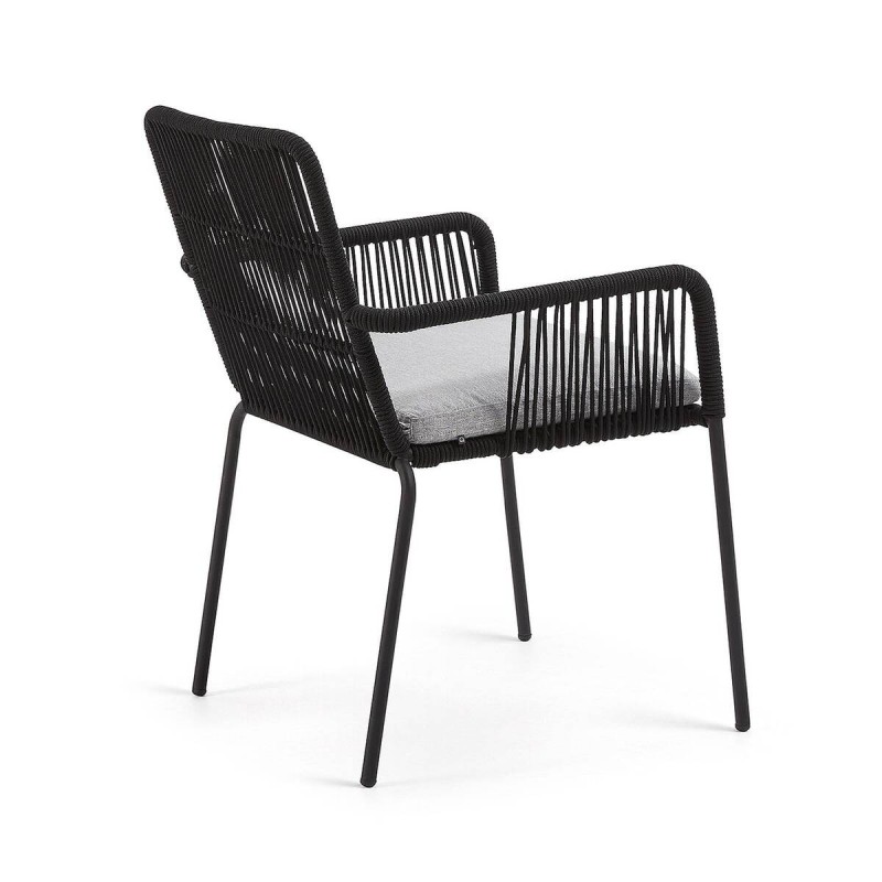 Silla samanta negro 85x56x65cm