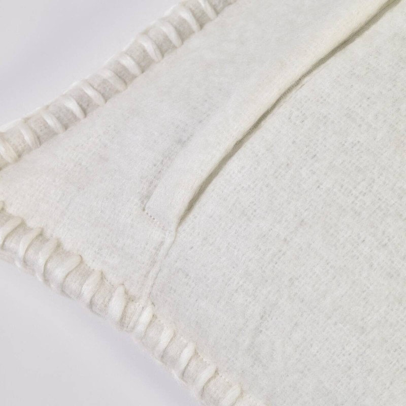 FUNDA COJÍN AUGUSTINA BLANCO 45 X 45 CM