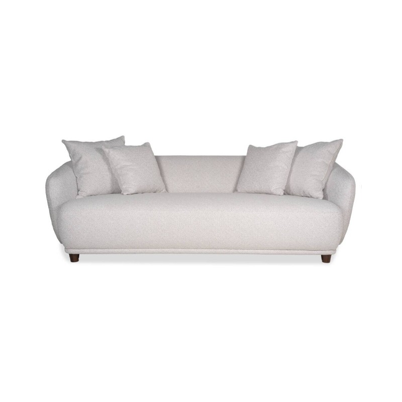 Sofá nimbus curvo con motivo de triángulos 226x99x73cm