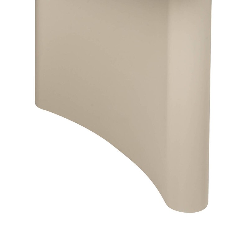 Mesa de comedor exterior Cordelia con estructura de aluminio gris seda 220x100x76cm