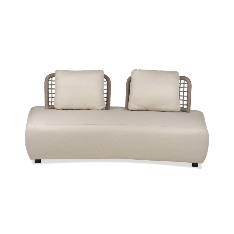 Sofá Orin Chaiselongue de exterior con respaldo de cuerda