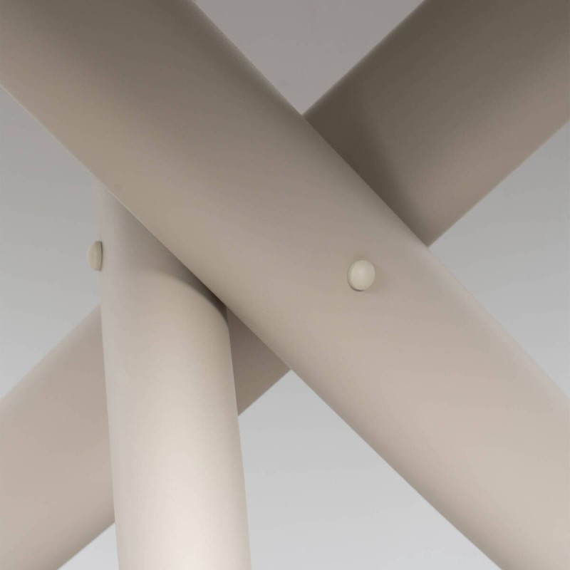 Mesa de Comedor Exterior Bari Redonda con Tablero de Piedra 120cm
