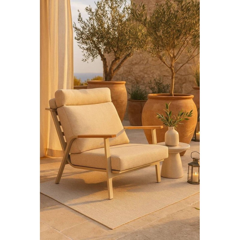Sillón Lounge Dandy 1 Plaza con Reposacabezas 97,5 x 82,5 x 80 cm