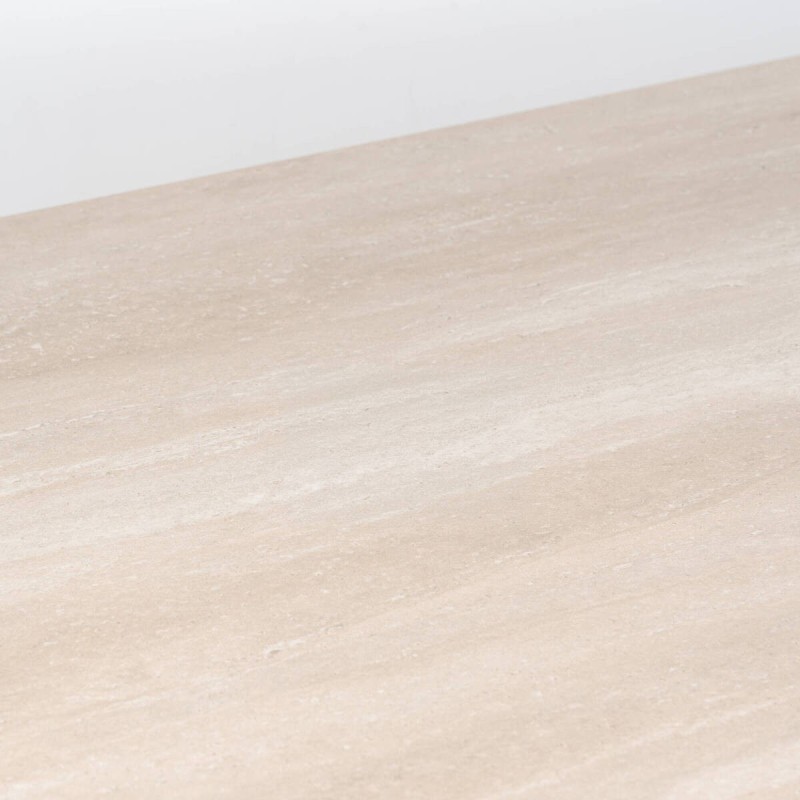 Mesa de Comedor de Exterior Tolo Rectangular Cerámica Beige Arena 240 cm