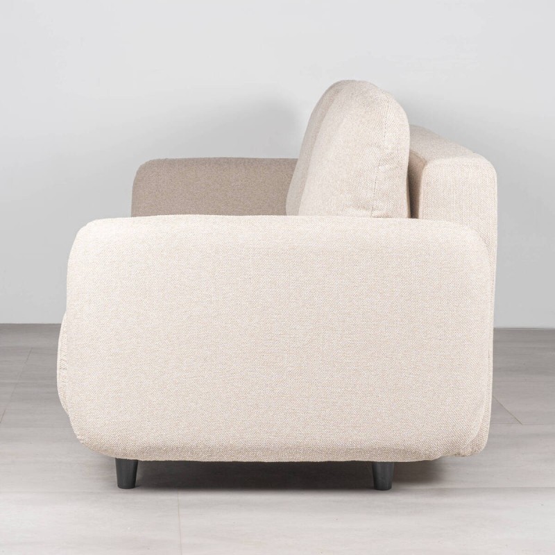 Sofá Cama Orinoco Tapizado en Beige 3 Plazas 210 cm