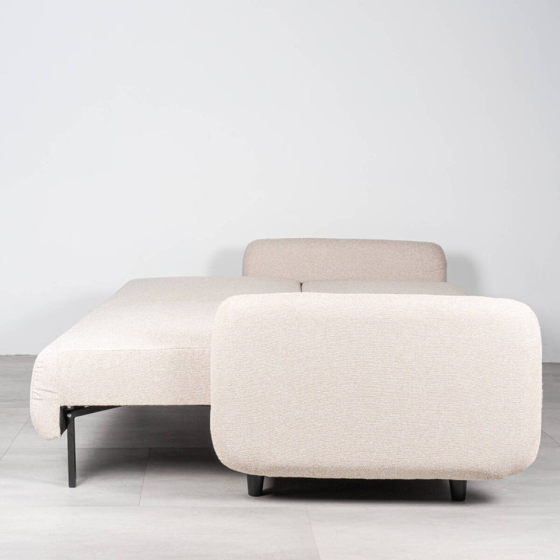 Sofá Cama Orinoco Tapizado en Beige 3 Plazas 210 cm