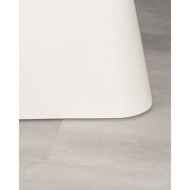 Mesa de comedor Brandy en MDF acabado crema 220cm