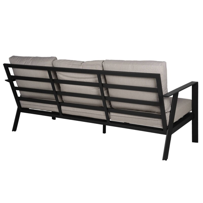 SOFÁ SAMOS DE ALUMINIO GRIS ANTRACITA 191x83x85cm